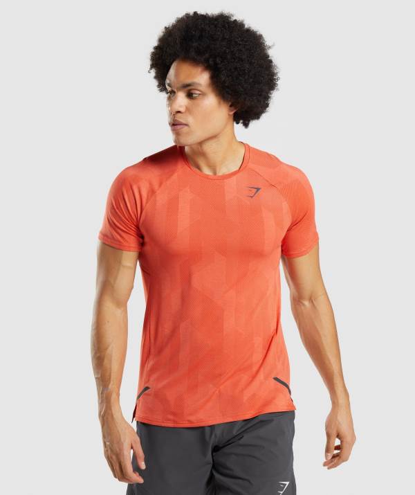 Panske Tricka Gymshark Apex Oranžové / Oranžové | GS5210376